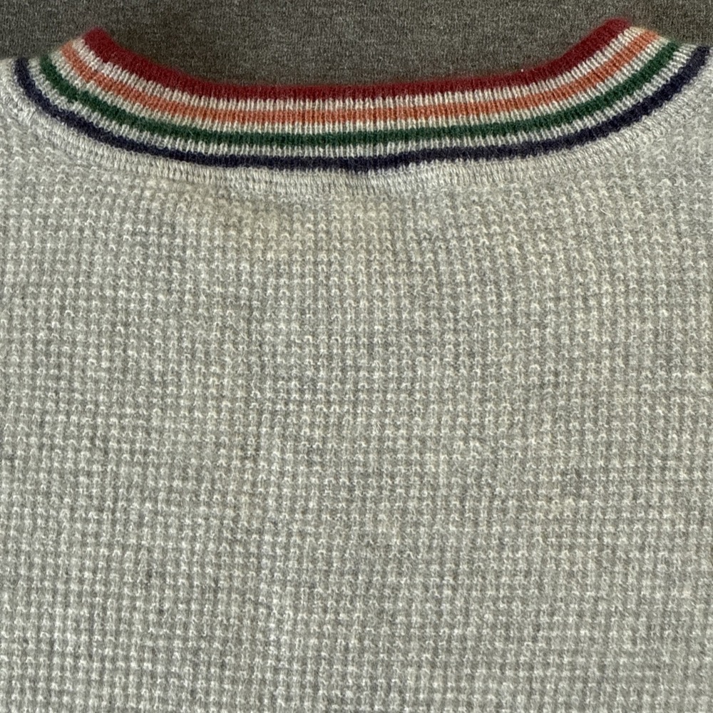 Madewell Rainbow Trim Cashmere Sweater Size XS - Picture 12 of 16